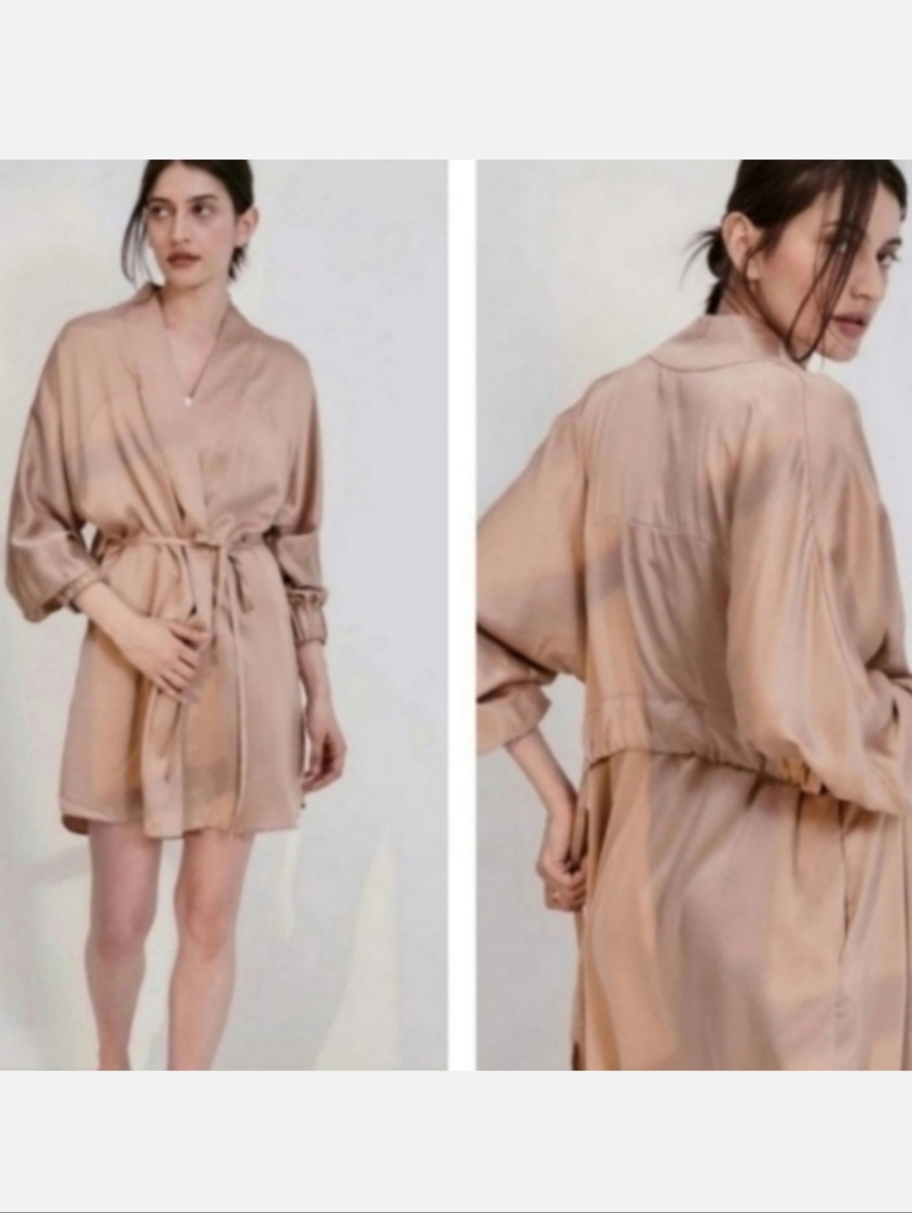 LUNYA WASHABLE SILK ROBE - Picture 3 of 8